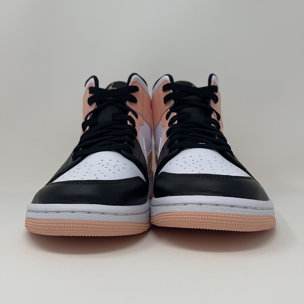 Nike Air Jordan Retro I Mid Arctic Orange Crimson - Picture 3 of 8
